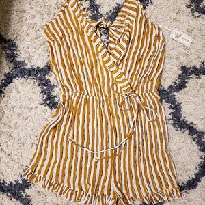 Go Coco Stripe Romper